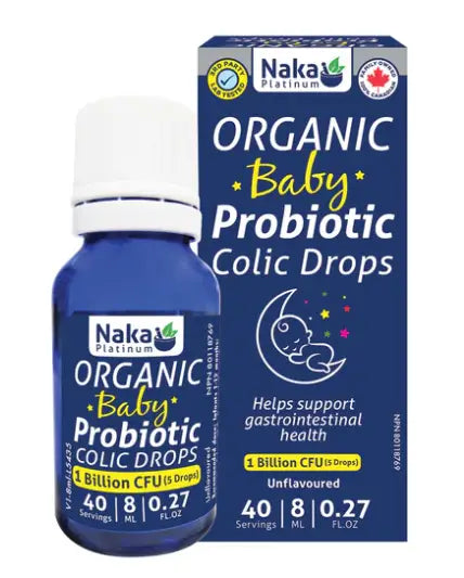 Naka Organic Baby Probiotic Colic Drops, 8Ml