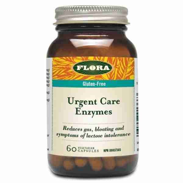 Flora Urgent Care Enzymes, 60 Capsules