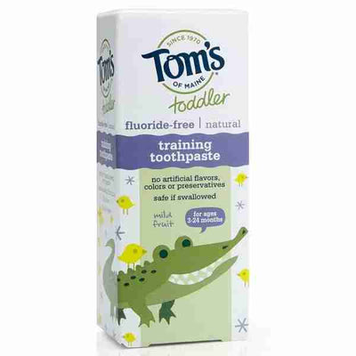Tom's Of Maine Natural Toddler Training Toothpaste Fluoride-Fre: Wild Fruit - 38Ml