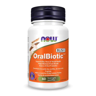 NOW Oralbiotic Oral Probiotic 60 Loz