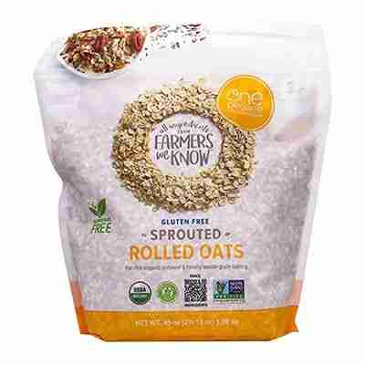 One Degree Rolled Oats Sprouted Cereal 1.28Kg