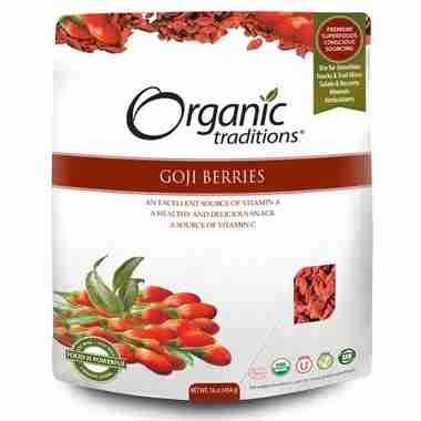 Organic Traditions Goji Berries, 454 g