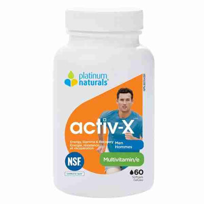 Platinum Naturals Activ-X For Men 60 Softgels