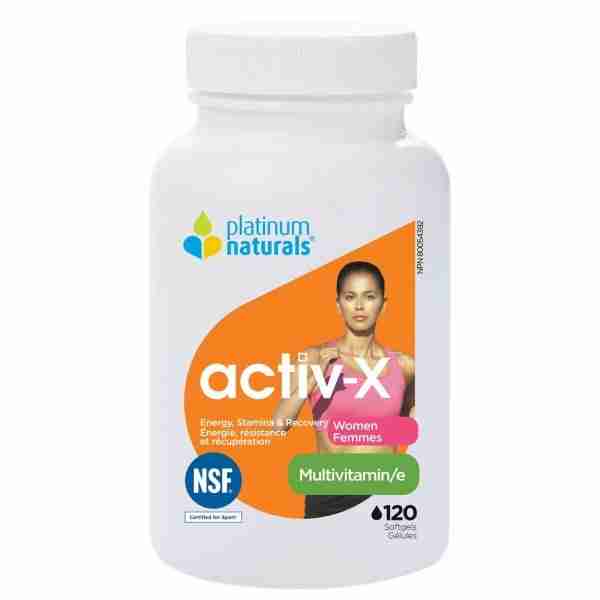 Platinum Naturals Activ-X for Women, 120 Softgels