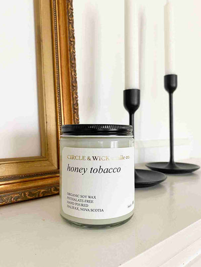 Circle & Wick Honey Tobacco, 9Oz Candle