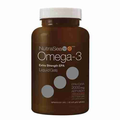 Nutrasea Hp + D  Omega 3 Extra Strength, 60 Gels