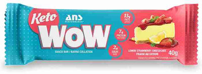 Ans Keto Wow Snack Bar: Lemon Strawberry Cheesecake - 40G