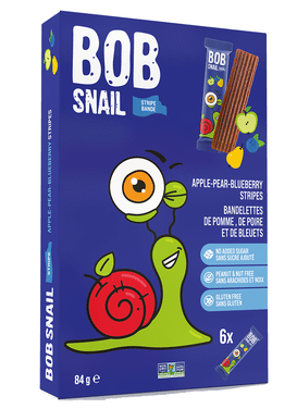 Bob Snail Apple-Pear-Blueberry Stripes, 84 g