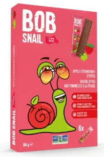 Bob Snail Apple-Strawberry Stripes, 84 g