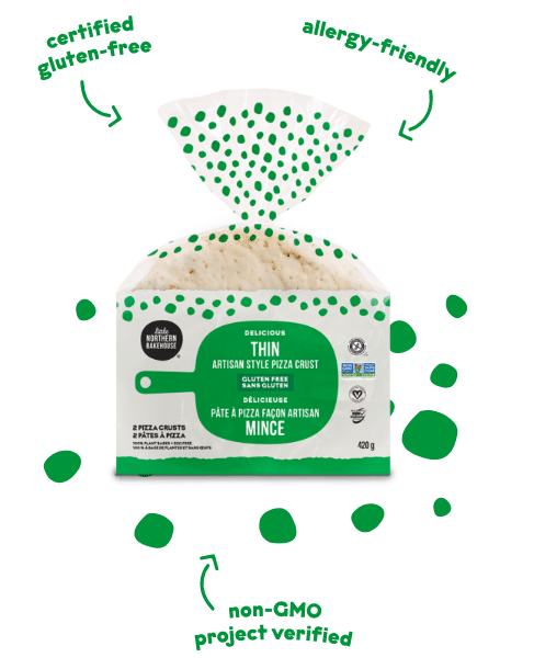 Little Northern Bakery GF Thin Artisan Style Pizza Crust - 420G