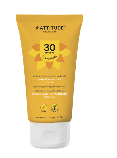 Attitude Living - SPF30 Kids Sunscreen Lotion Tropical, 150G