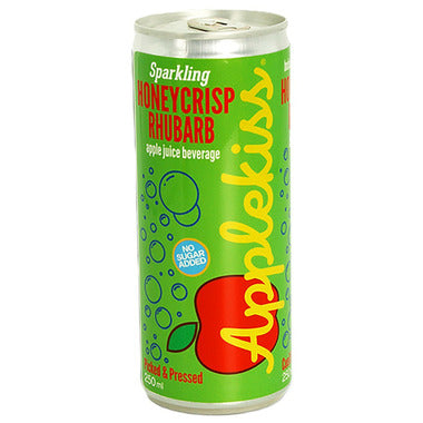 Applekiss Sparkling Apple Juice Honeycrisp Rhubarb, 250Ml