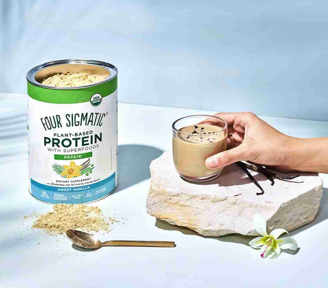Four Sigmatic - Plant Based Protein: Sweet Vanilla, 600G