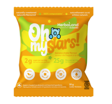 Herbaland Oh My Stars! Banana Shake Gummies, 50 g