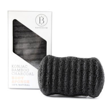 Bathorium Bamboo Charcoal Konjac Body Sponge