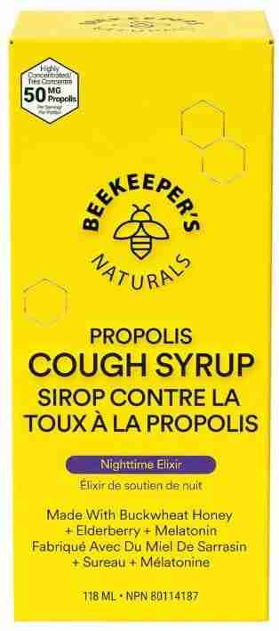 Beekeeper's Naturals Propolis Cough Syrup, 118 mL