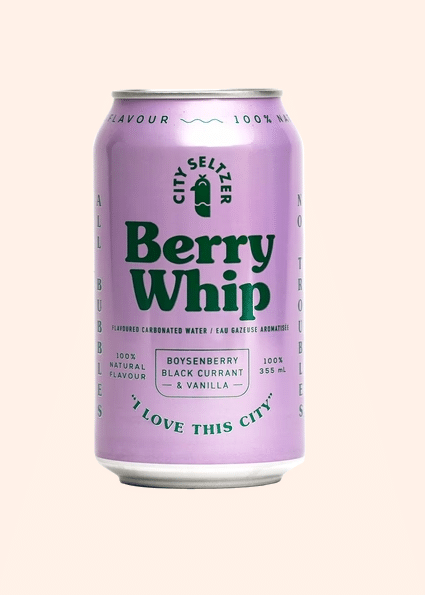 City Seltzer Berry Whip, 355Ml