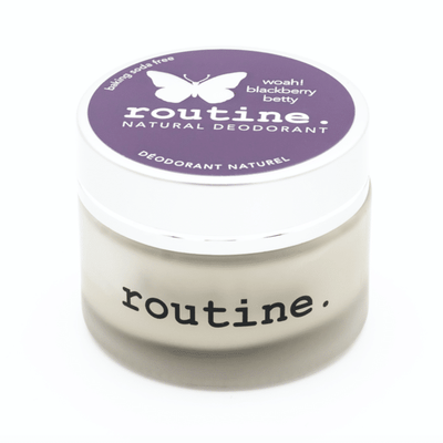 Routine. Natural Deodorant: Baking Soda Free Blackberry Betty - 58G