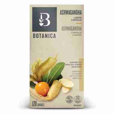 Botanica Ashwagandha 120 Liquid Caps