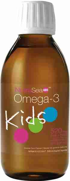 Nature's Way Nutrasea Omega-3 Kids Bubble Gum Flavour 200Ml