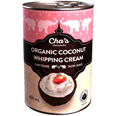 Cha's, Organic Coconut Whipping Cream, 400Ml