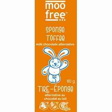 Moo Free - Vegan Sponge Toffee Milk Chocolate Bar, 80G