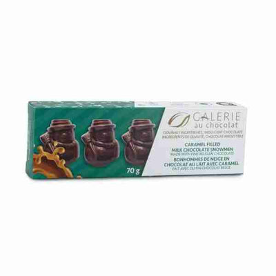 Galerie Artisan Milk Chocolate & Caramel Snowman 70G