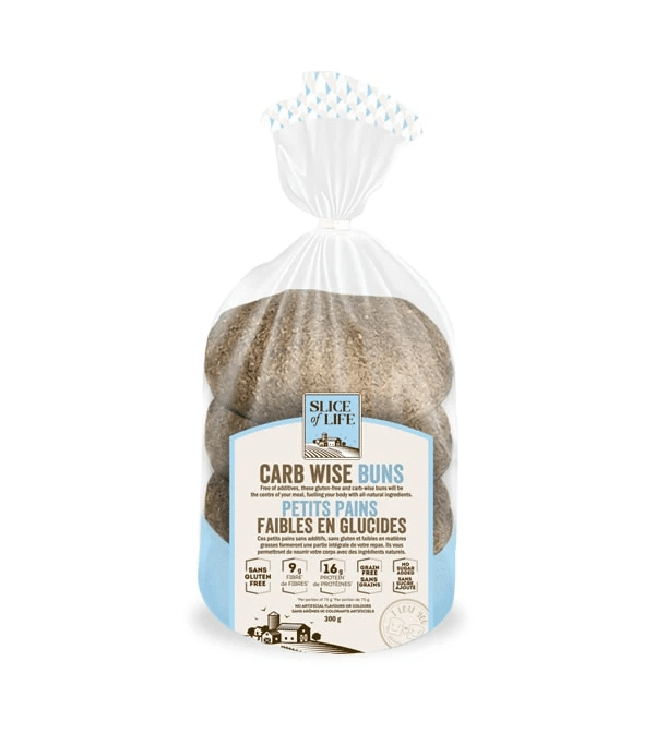 Slice Of Life Carb Wise Buns - 300G