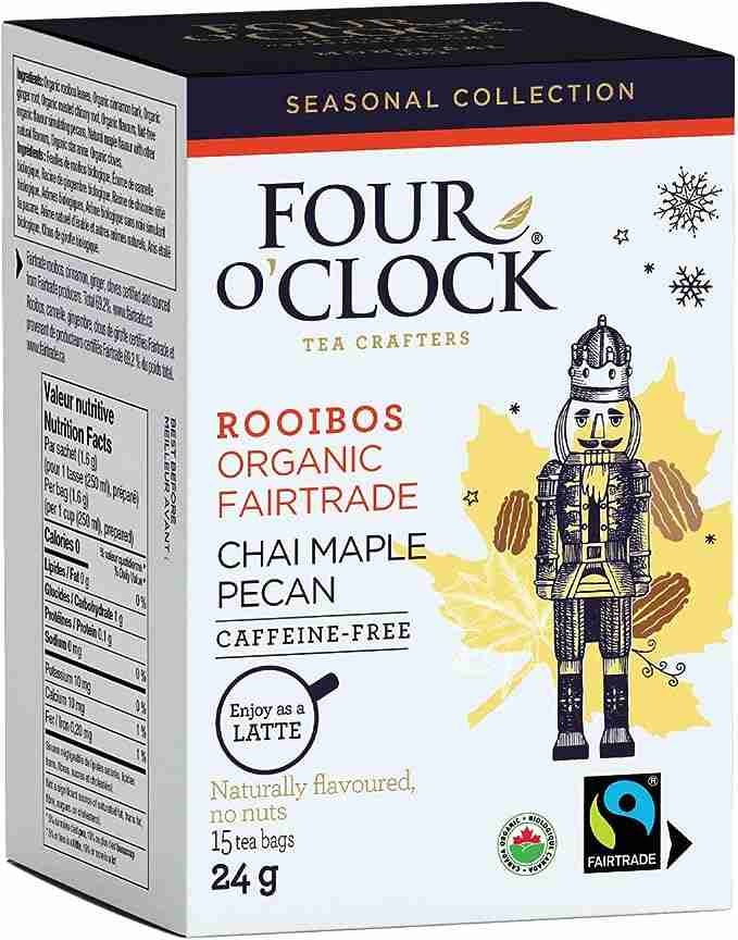 Four O'clock-Chai Maple Pecan Rooibos,15 Bags