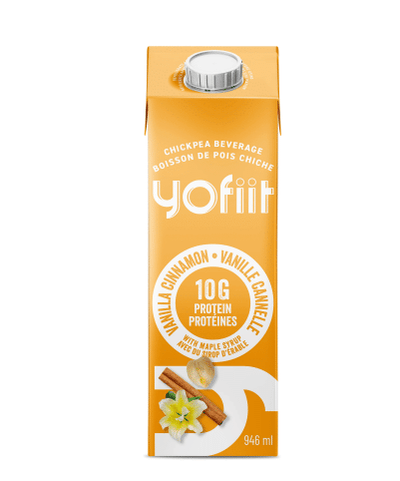 Yofiit Chickpea Milk Unsweetened Vanilla Cinnamon, 946Ml