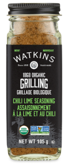 Watkins Organic Chili Lime Seasoning, 105 g