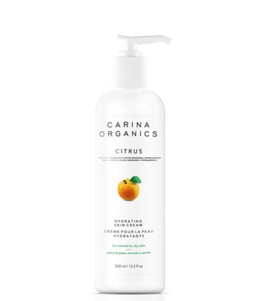 Carina Organics Hydrating Skin Cream, Citrus, 360 mL