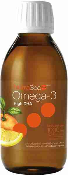 Nature's Way - Nutrasea Omega-3 High DHA:  Juicy Citrus Flavour, 200Ml