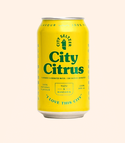 City Seltzer City Citrus, 355Ml