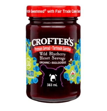 Crofter's Wild Blueberry Spread 383Ml