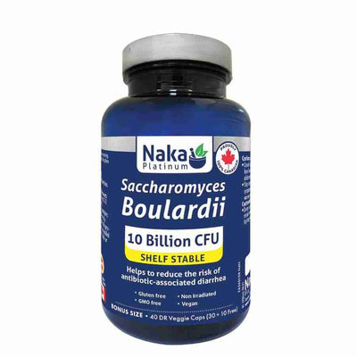 Naka - Saccharomyces Boulardii, 40 DR Veggie Caps