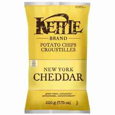 Kettle - New York Cheddar Chips, 198G