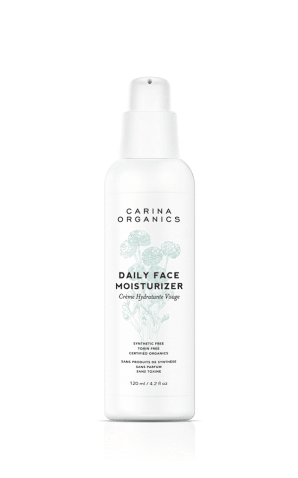 Carina Organics - Daily Face Moisturizer: Unscented, 120Ml
