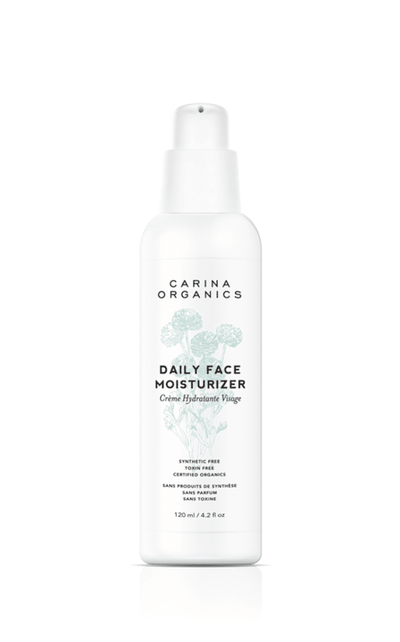 Carina Organics - Daily Face Moisturizer: Unscented, 120Ml