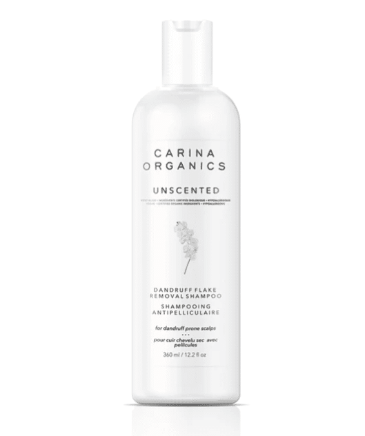 Carina Organics Unscented Dandruff Flake Removal Shampoo 360Ml