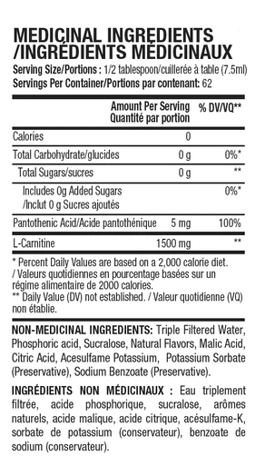 ANS Performance Diablo L-Carnitine 3000 Peach Mango 473Ml