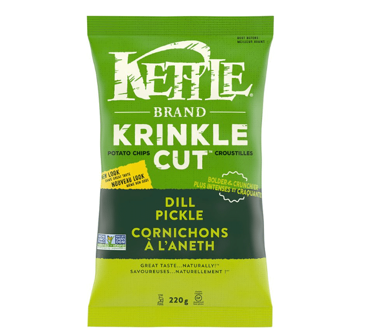Kettle Brand - Dill Pickle Chips, 198G