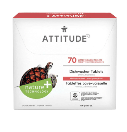 Attitude Living - Dishwasher Tablets, 70 Tabs