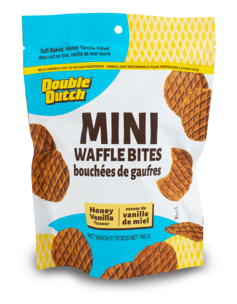 Double Dutch Mini Waffle Bites, Honey Vanilla, 160 g