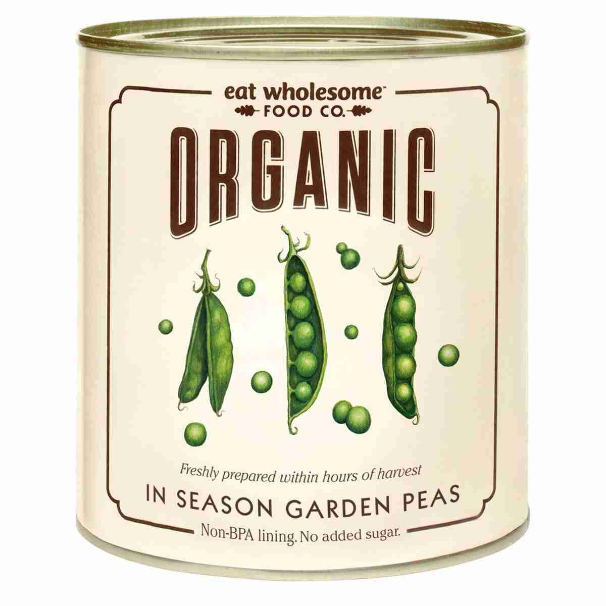 Eat Wholesome Organic Italian Sweet Peas, 398 mL