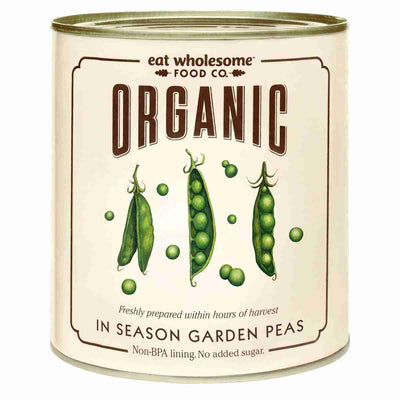 Eat Wholesome Organic Italian Sweet Peas 398Ml