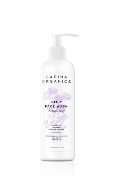 Carina Organics Daily Face Wash, 250 mL