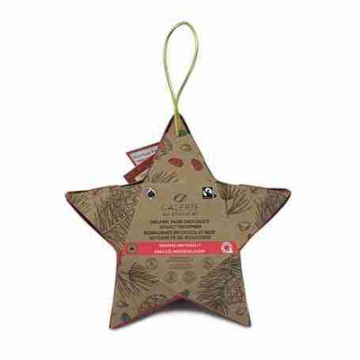 Galerie Fair Trade Star Ornament Dark Choc & Sea Salt 100G