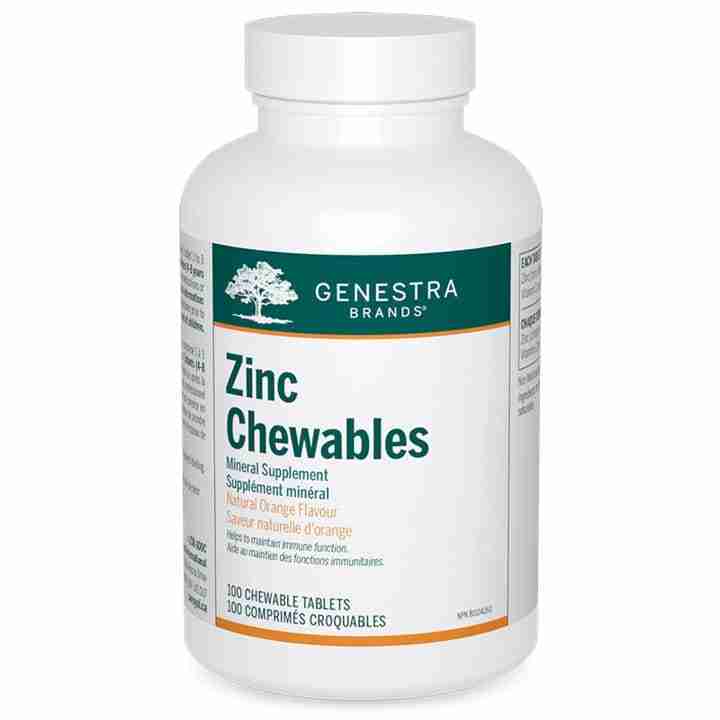 Genestra Zinc Chewables, 100 Tablets