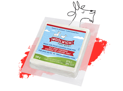Woolwich Old Cheddar Goat Cheese 200G